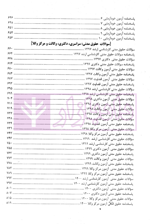 آزمون یار حقوق مدنی حسینی_page2 blank