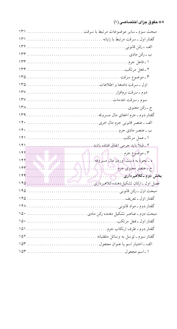 حقوق جزای اختصاصی 1 (جرایم علیه اموال و مالکیت) | دکتر شامبیاتی
