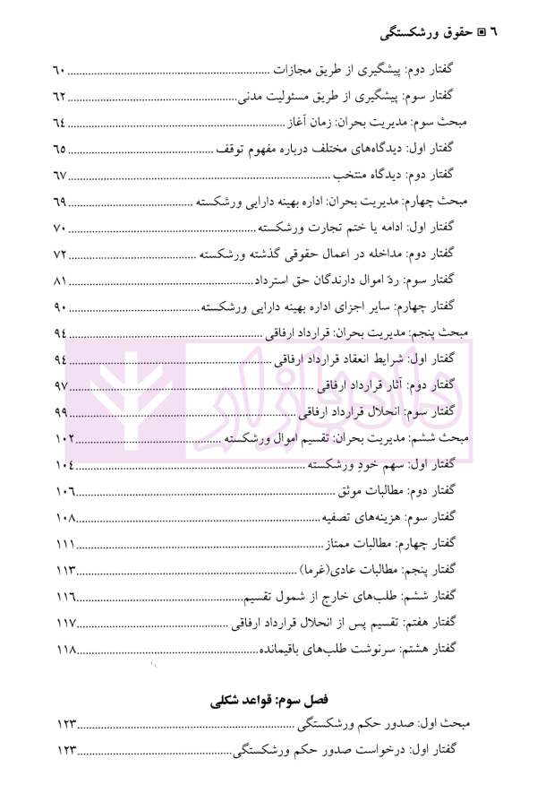 حقوق ورشکستگی - حقوق تجارت (4) | دکتر کاویانی