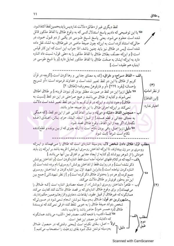 کاملترین ترجمه نموداری شرح لمعه 7 (طلاق، ... استیلاد، اقرار) | دکتر مسجد سرایی