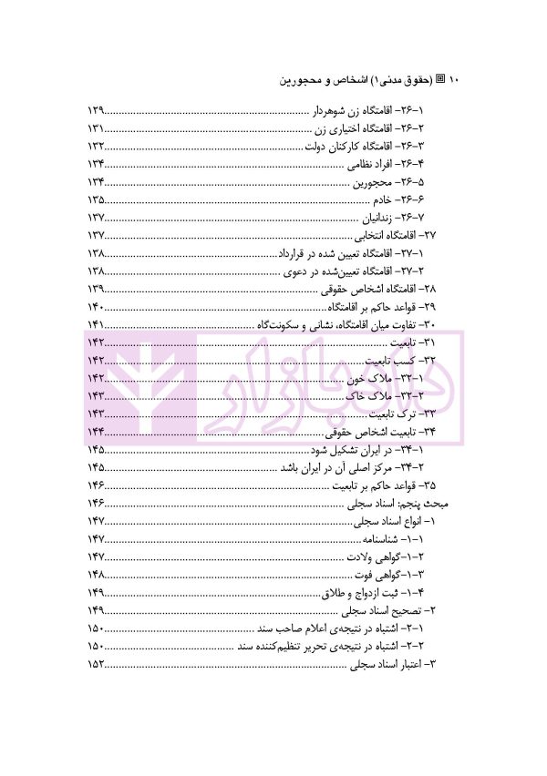 حقوق مدنی 1 (اشخاص و محجورین) | دکتر ملکوتی