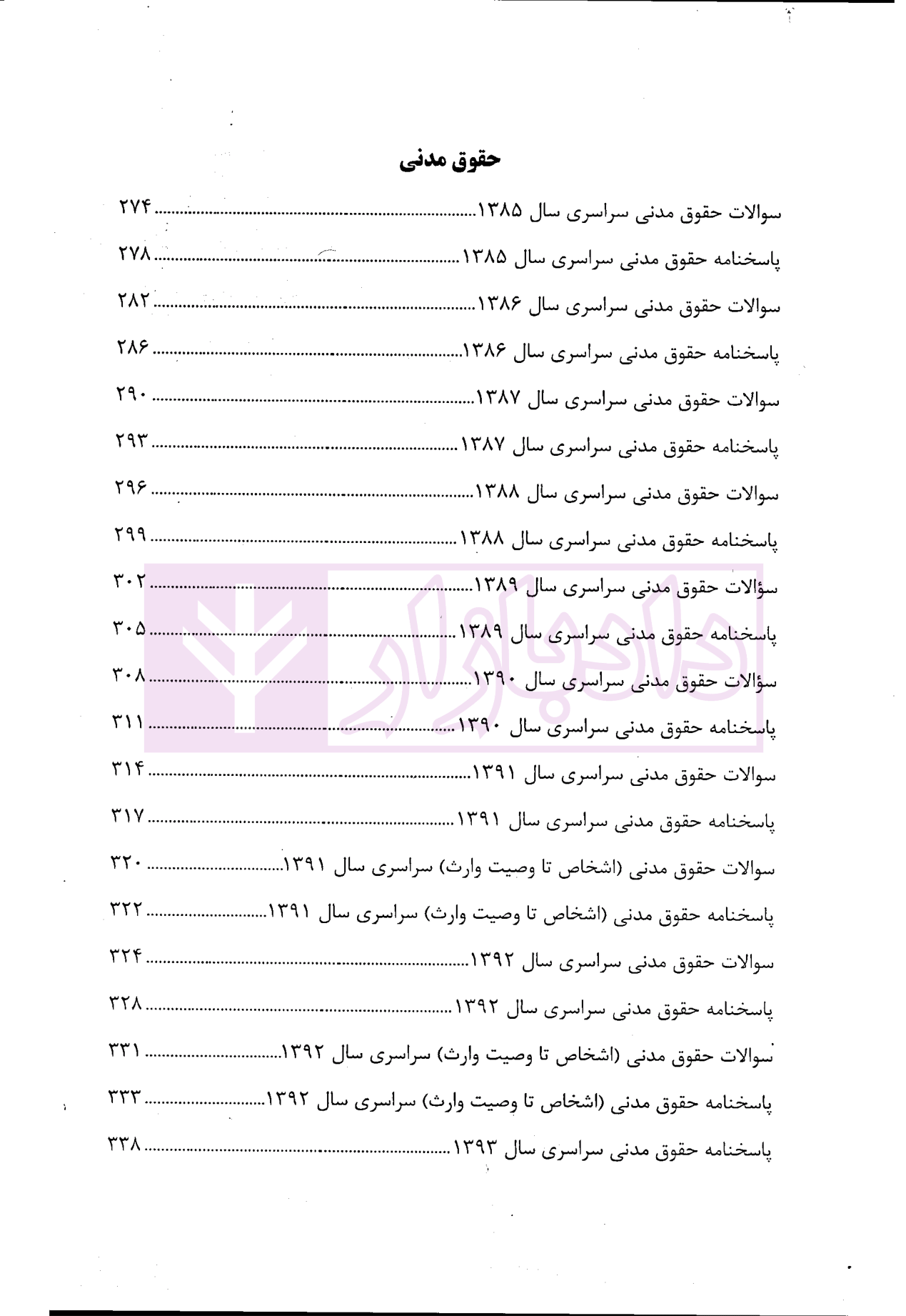 بانک سوالات ارشد حقوق خصوصی مولفین ارشد-03