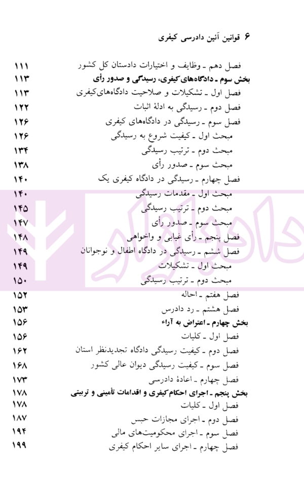 قوانین آیین دادرسی کیفری | منصور