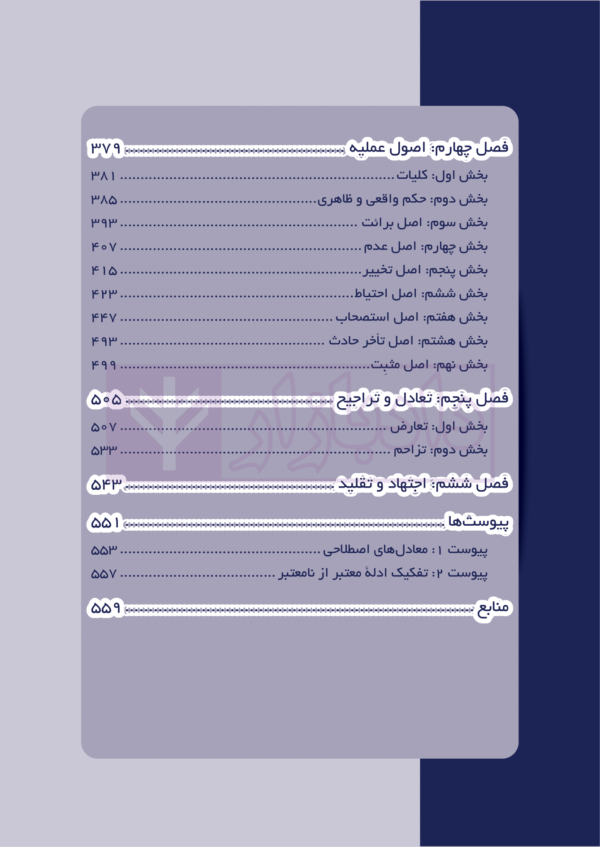 مجموعه پرسش های چهارگزینه‌ای اصول فقه | بنی صدر