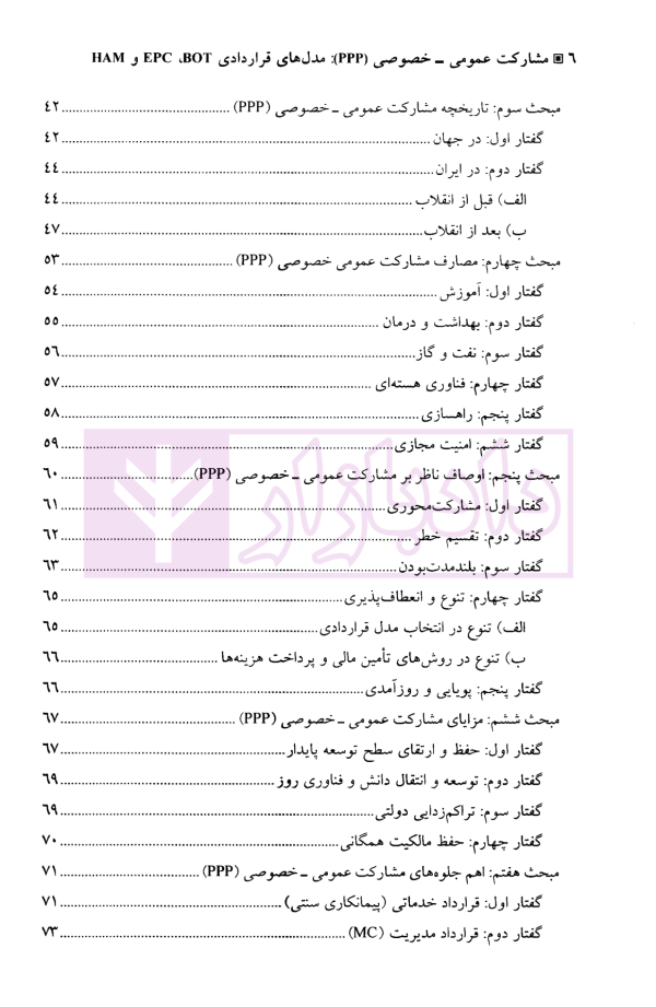 مشارکت عمومی - خصوصی (ppp) مدل های قراردادی HAM/EPC/BOT | دکتر مشکات