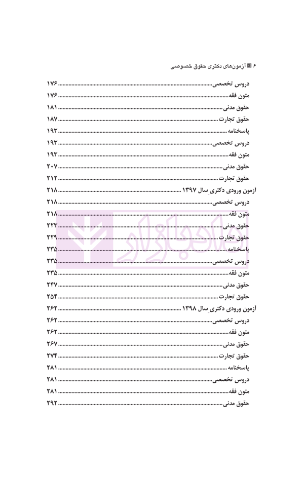 مجموعه آزمون های دکتری حقوق خصوصی | زیبائی و اردکانی