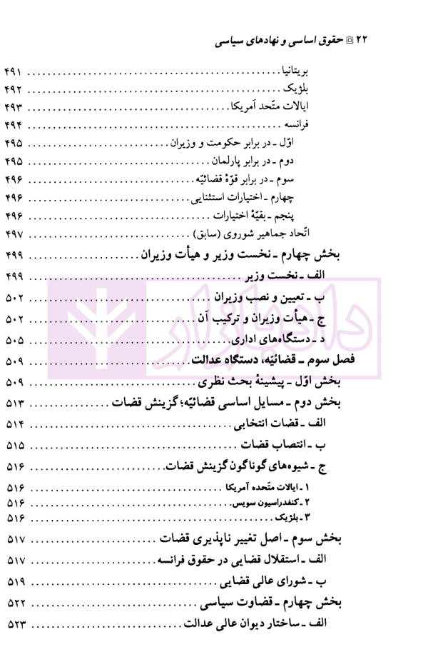 حقوق اساسی و نهاد های سیاسی | دکتر قاضی