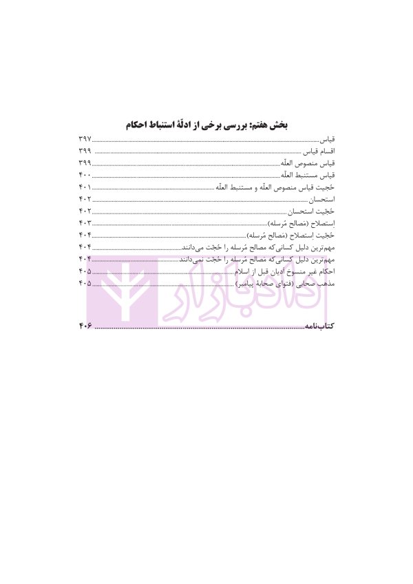 اصول الاستنباط دانشگاهی | شب خیز