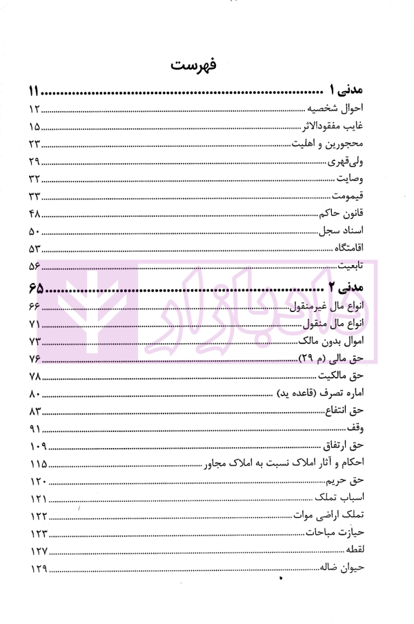 تثبیت حقوق مدنی (مشتمل بر مباحث حقوق مدنی1تا8) | ترکمن
