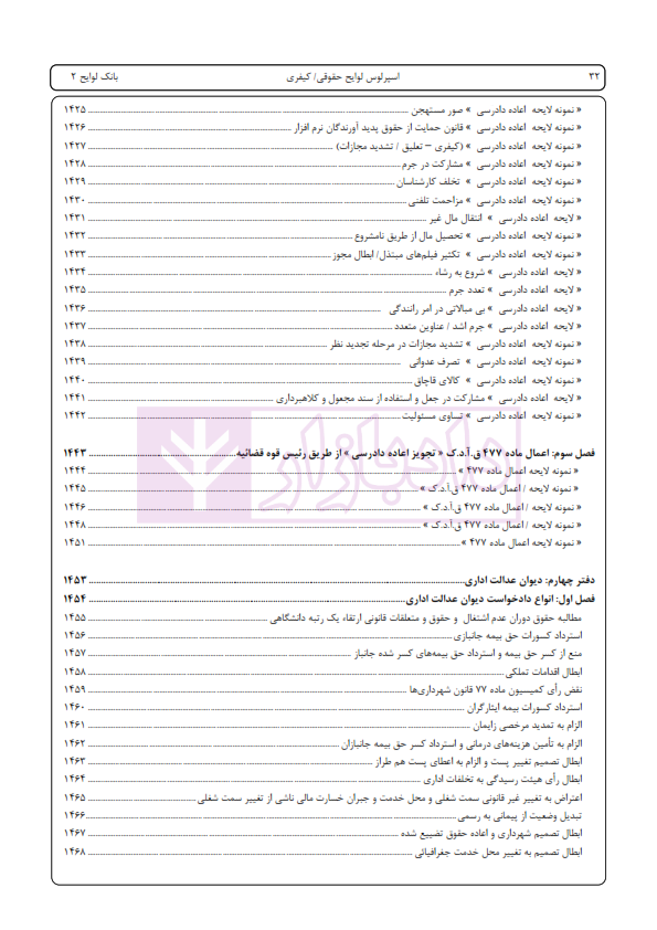 اسپرلوس لوایح حقوقی کیفری بانک لوایح 2 | اخترنیا