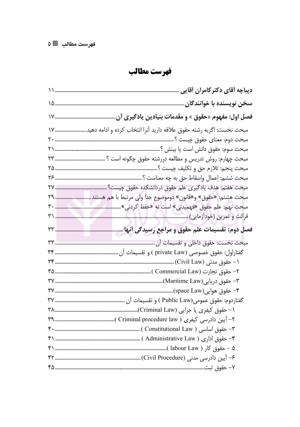 درس هایی از حقوق برای دانشجویان مقدمه علم حقوق | دکتر خاکباز