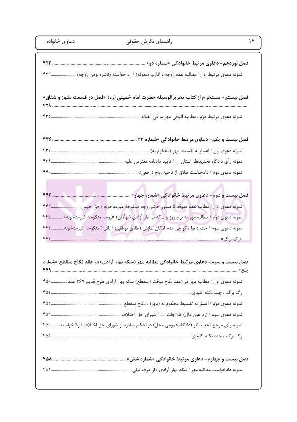 راهنمای نگارش حقوقی (دعاوی راجع به خانواده) | اخترنیا