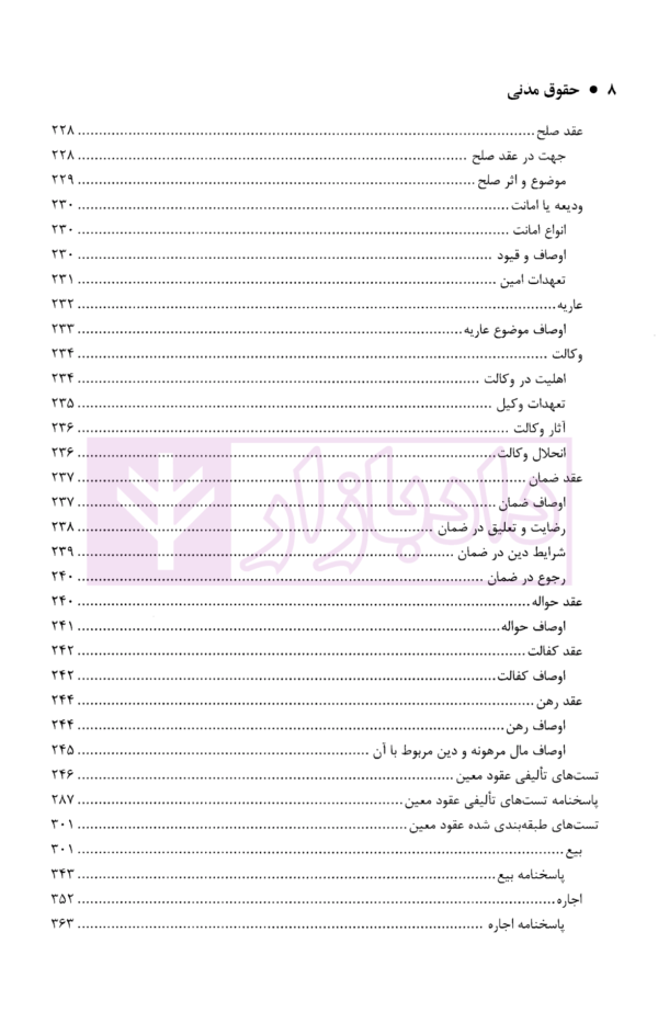 مجموعه نکات و سوالات طبقه بندی شده موضوعی حقوق مدنی | دکتر ملکوتی