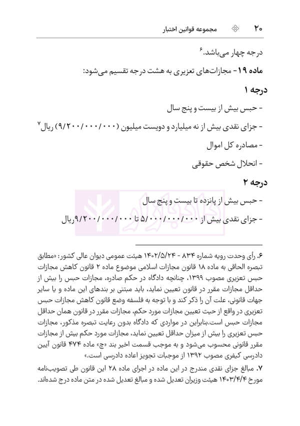 قانون مجازات اسلامی (سیمی) | هوشیار