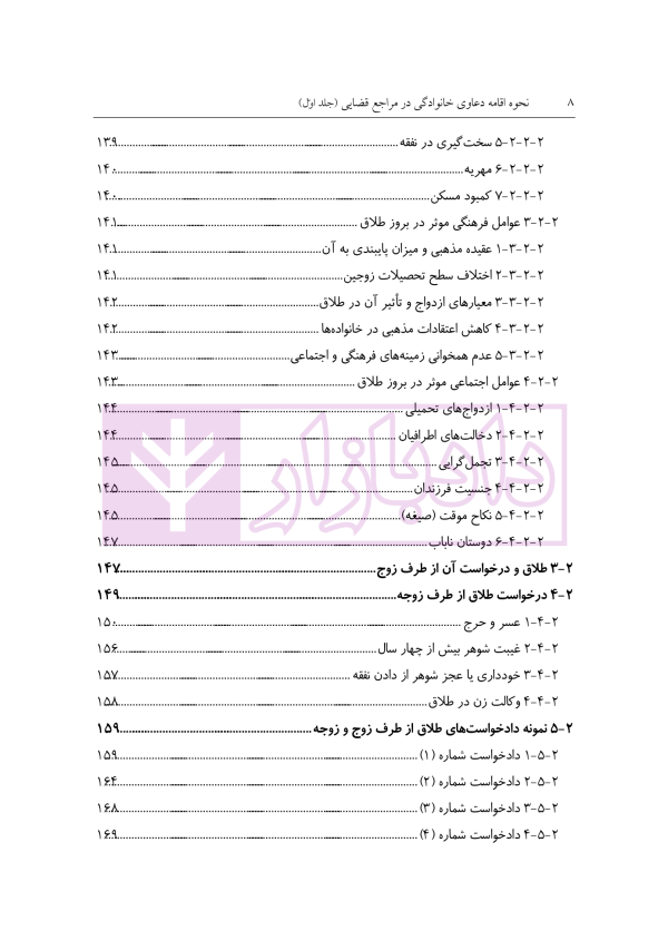 نحوه رسیدگی به دعاوی خانواده 1 (فسخ نکاح طلاق و مهریه) | مهری