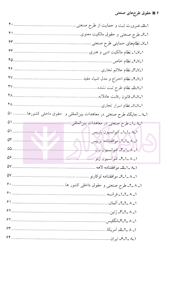 حقوق طرح های صنعتی | دکتر میرحسینی