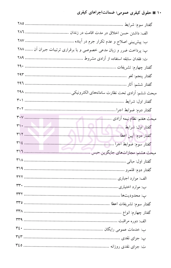 حقوق کیفری عمومی (ضمانت اجرا های کیفری) | دکتر مقدسی