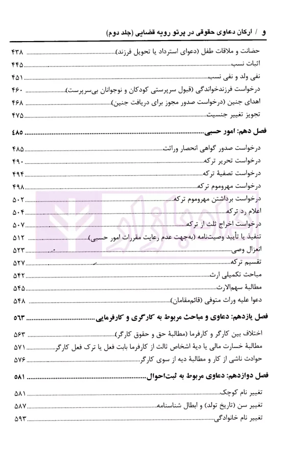 ارکان دعاوی حقوقی در پرتو قضایی (دو جلدی) | پیروزپیمان و زاهدیان