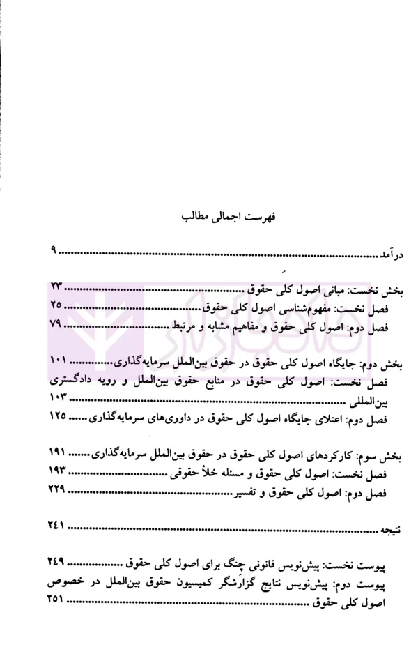 اصول کلی حقوق در حقوق بین الملل سرمایه گذاری | نیک بین