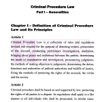 Code of criminal procedure (قانون آیین دادرسی کیفری به زبان انگلیسی)