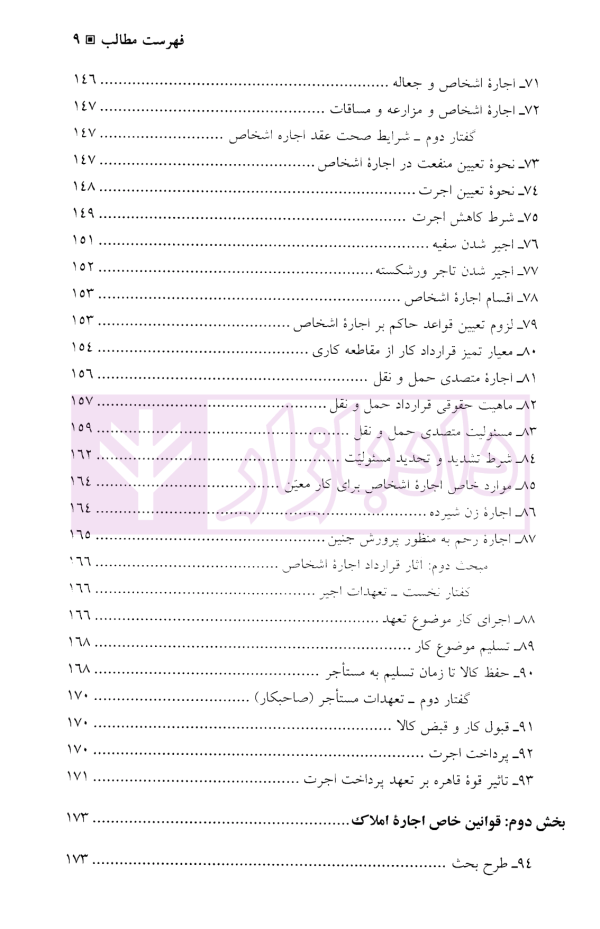 عقد اجاره (مبانی فقهی-تحولات تفنینی) | دکتر دلشاد