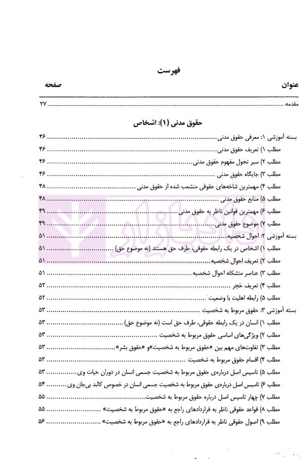 حقوق مدنی کاربردی | دکتر اسعدی و دکتر باقی