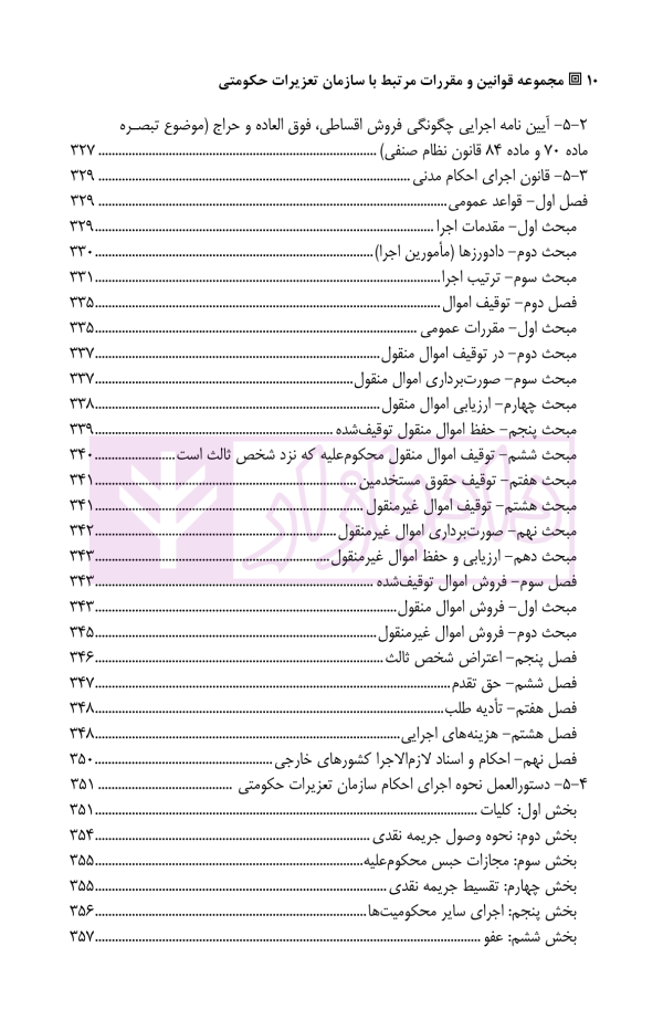 مجموعه قوانین و مقررات مرتبط با سازمان تعزیرات حکومتی | یاره خواهی