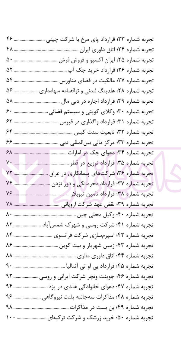 تجربیاتی در قراردادها و پرونده های بین المللی (فارسی و انگلیسی) جلد اول | دکتر کاظمی