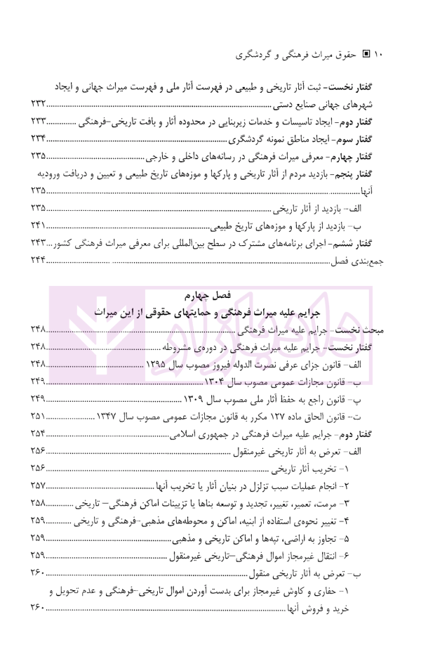 حقوق میراث فرهنگی و گردشگری | دکتر عباسی