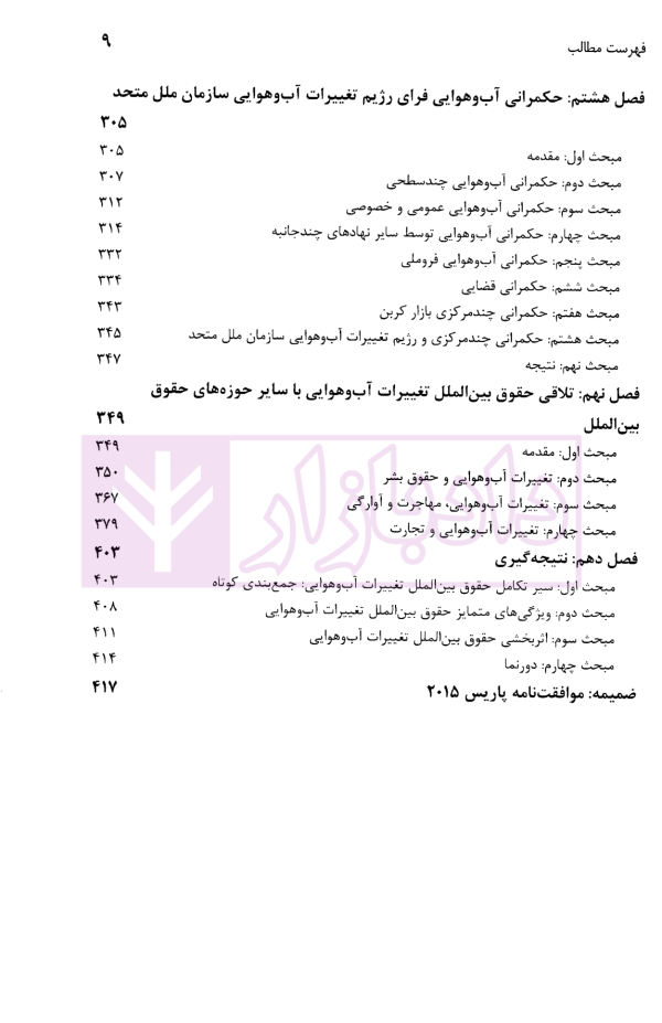 حقوق بین الملل تغییرات آب و هوایی | دکتر سلیمی