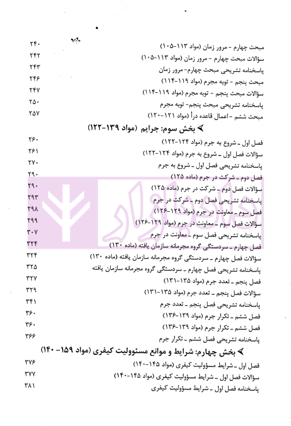 آزمون یار حقوق جزای عمومی (مجموعه پرسش های میکروطبقه بندی شده) | قهرمانی