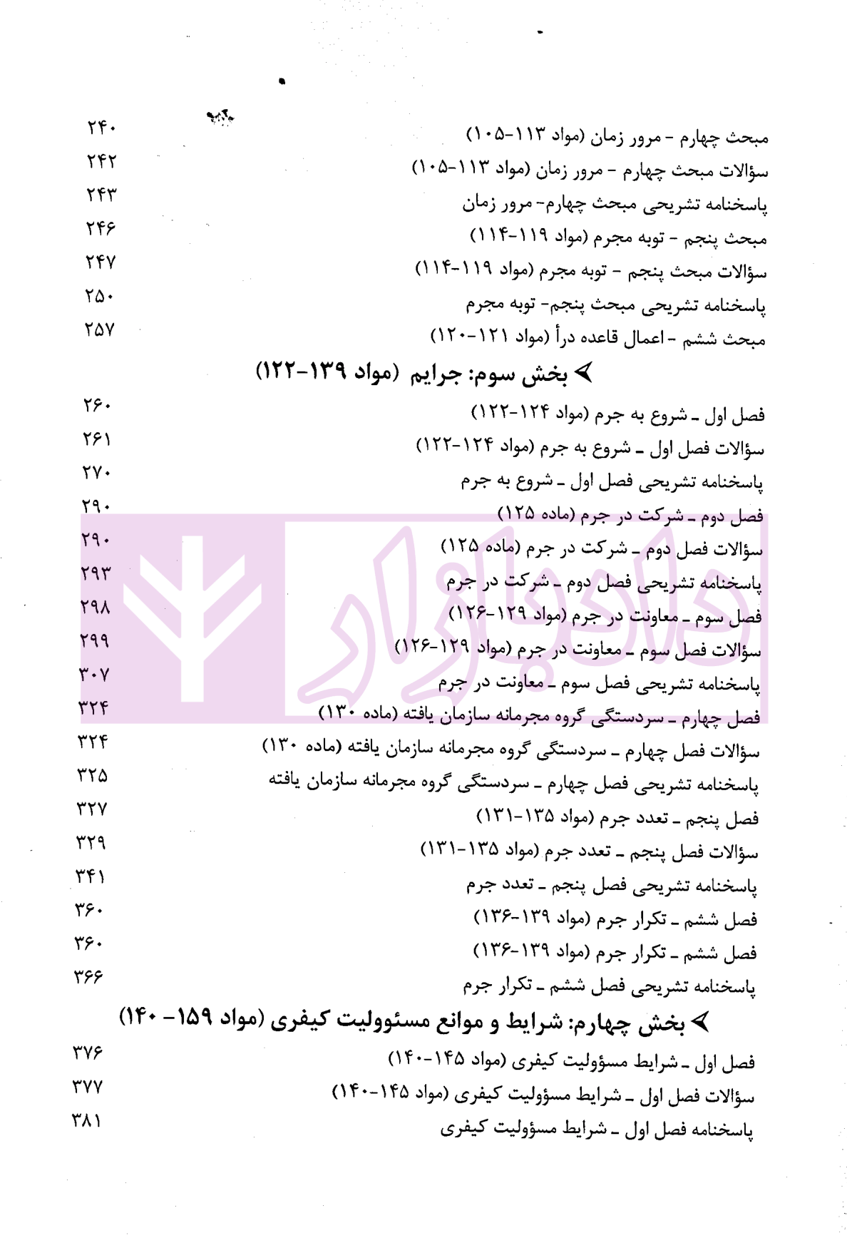 آزمون یار حقوق جزای عمومی (مجموعه پرسش های میکروطبقه بندی شده) قهرمانی-3 blank