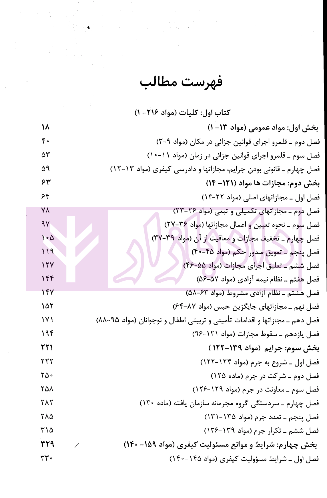 آزمون یار حقوق جزای عمومی و اختصاصی (مجموعه سوالات میکروطبقه بندی شده) | قهرمانی