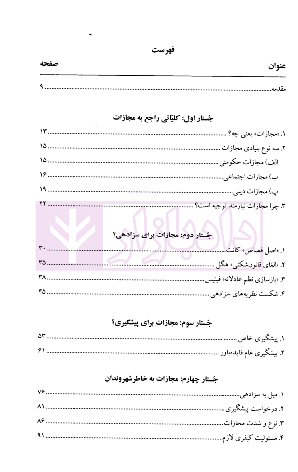 درآمدی بر فلسفه مجازات | خویشتن دار