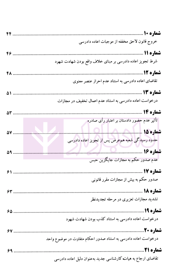 عدالت قضایی آرای منتخب دیوان عالی کشور اعاده دادرسی (1393-1396) | پژوهسگاه قوه قضاییه