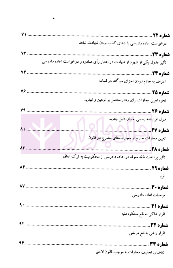 عدالت قضایی آرای منتخب دیوان عالی کشور اعاده دادرسی (1393-1396) | پژوهسگاه قوه قضاییه