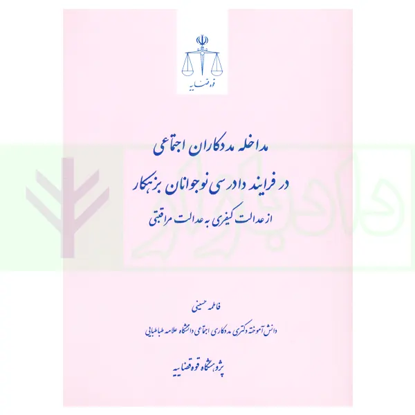 مداخله مددکاران اجتماعی در فرایند دادرسی نوجوانان بزهکار از عدالت کیفری به عدالت مراقبتی | پژوهشگاه قوه قضاییه