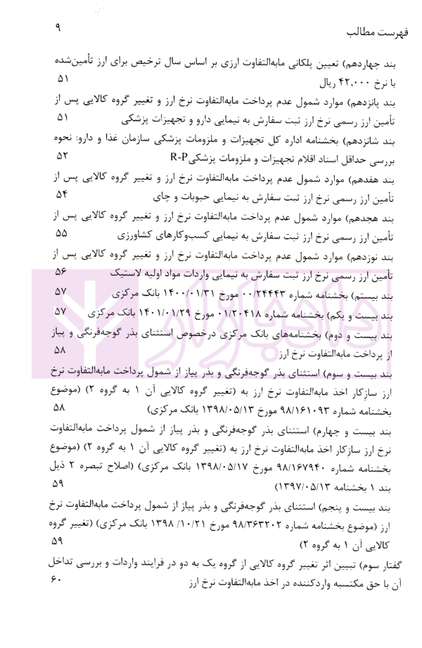 مابه التفاوت نرخ ارز در نظام ارزی ایران تبیین حقوقی، نظاری و مقرراتی | دکتر قربانیان