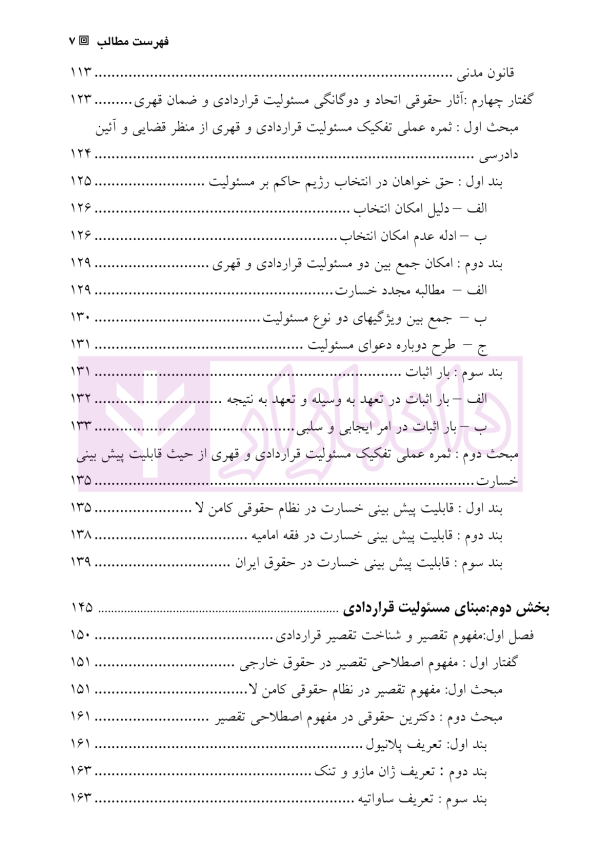مسئولیت قراردادی (ماهیت و مبانی) | دکتر قربان پور