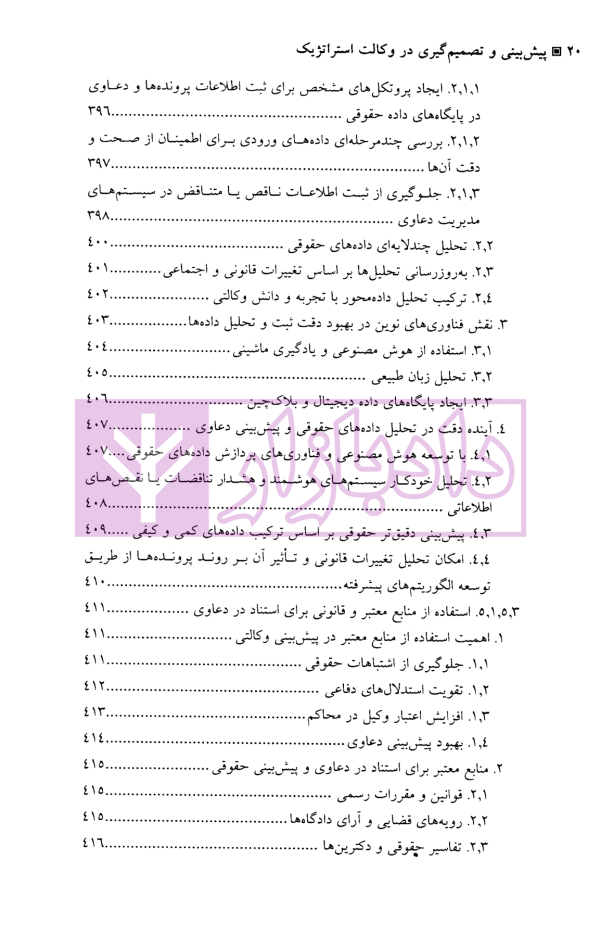 الگوریتم حقوق (پیش بینی و تصمیم گیری در وکالت استراتژیک) | دکتر سرتیپی