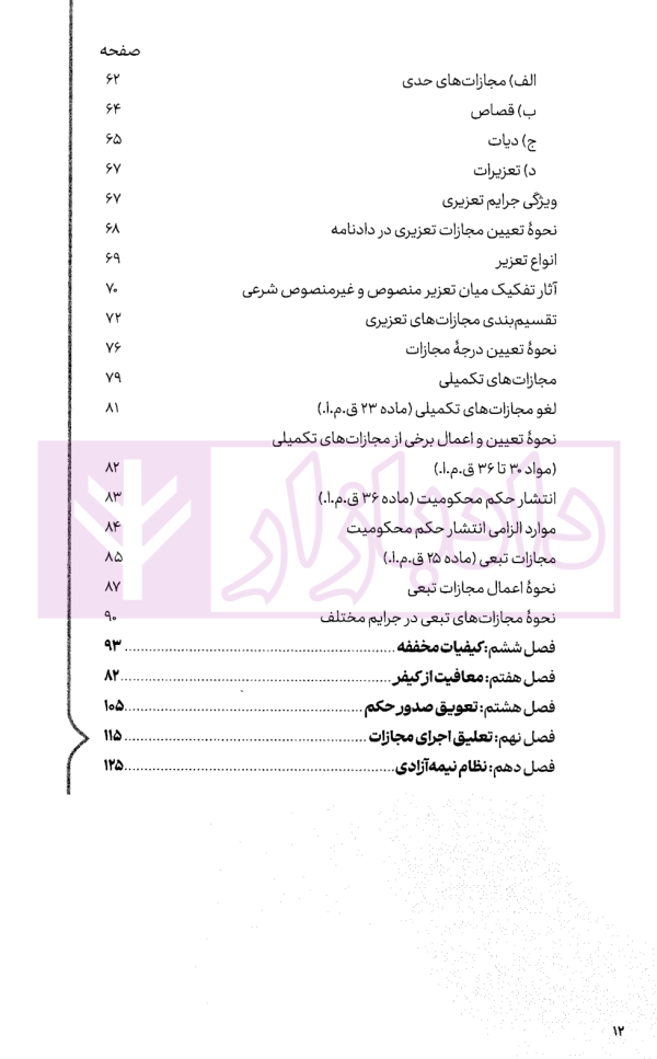 سریع خوان حقوق جزای عمومی | کیانی و فراست