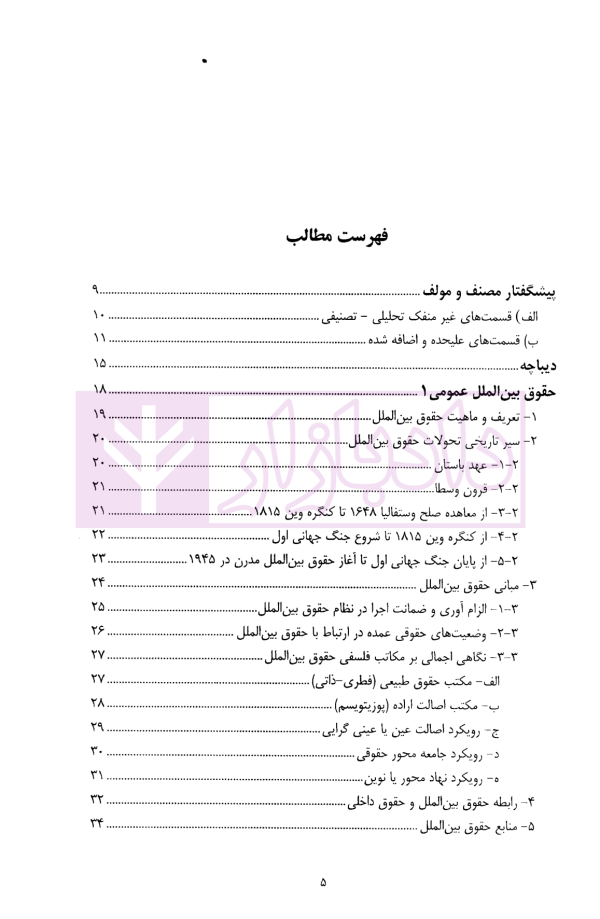 مختصر حقوق بین الملل عمومی | دکتر موسوی فر
