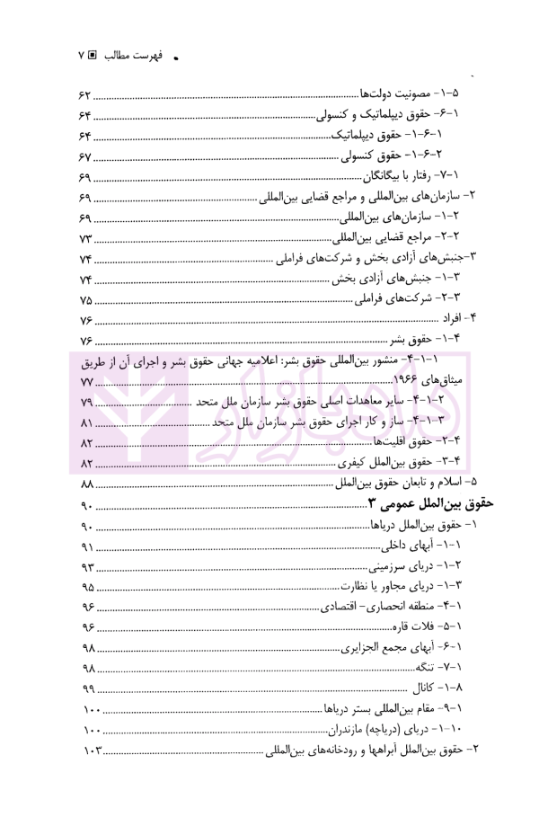 مختصر حقوق بین الملل عمومی | دکتر موسوی فر