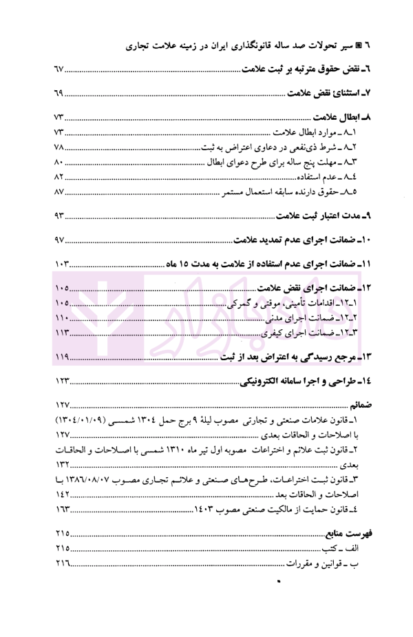 سیر تحولات صدساله قانونگذاری ایران در زمینه علامت تجاری (1304-1404) | دکتر شریعتی