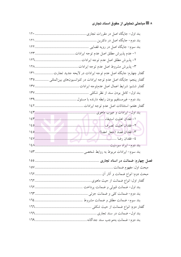 مباحثی تحلیلی از حقوق اسناد تجاری | دکتر سکوتی نسیمی