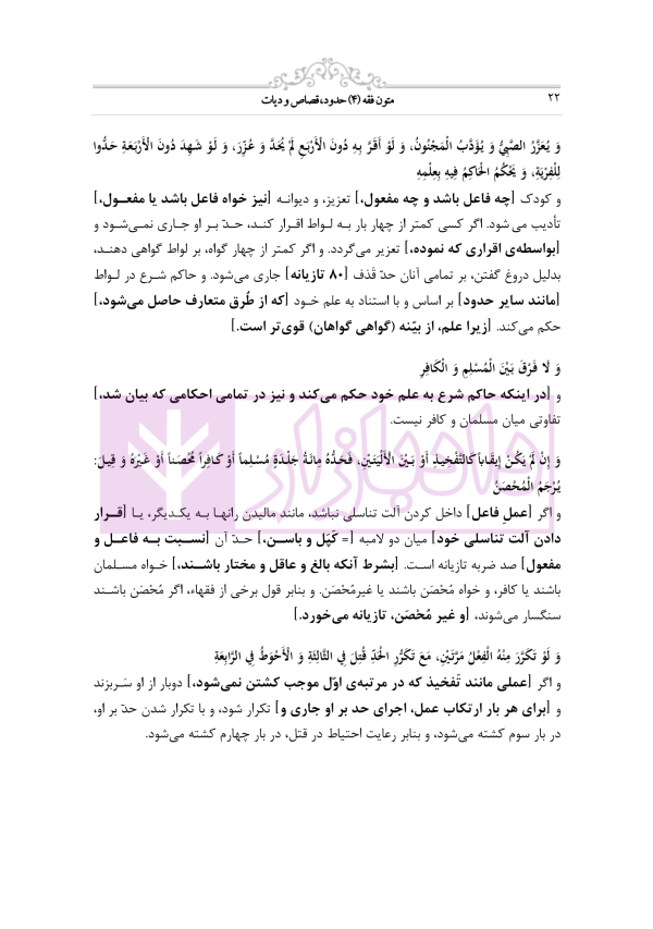 متون فقه 4 (حدود قصاص و دیات) | دکتر الیاسی نیا