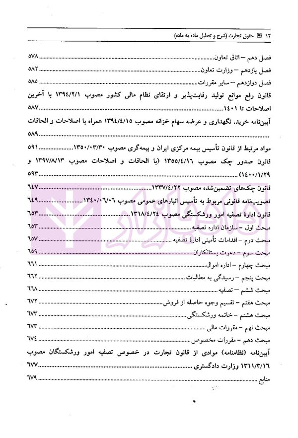 حقوق تجارت (شرح و تحلیل ماده به ماده) | ناظری