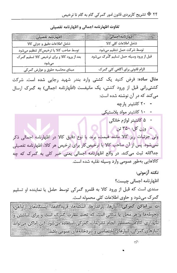 تشریح کاربردی قانون امور گمرکی (گام به گام تا ترخیص) | دانشگری