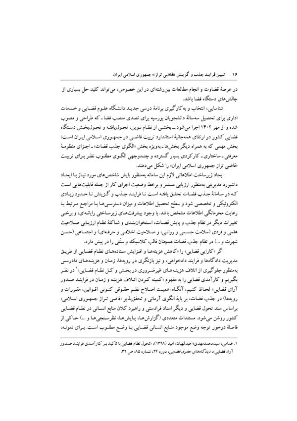 تبیین فرایند جذب و گزینش قاضی تراز جمهوری اسلامی ایران | دکتر خاقانی