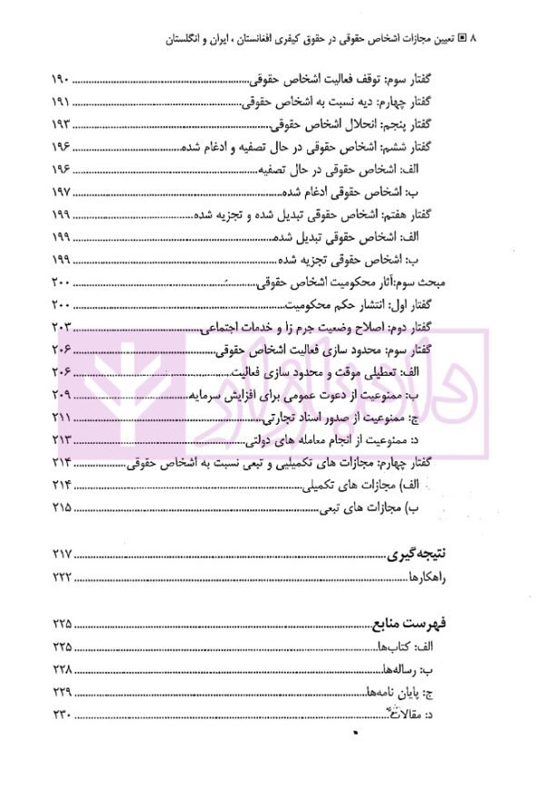 تعیین مجازات اشخاص حقوقی در حقوق کیفری (افغانستان، ایران و انگلستان) | دکتر حبیبی